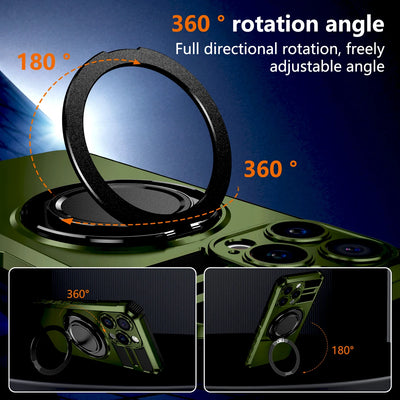 PureGuardCases Luxury Shockproof Armor iPhone Case – MagSafe Magnetic Protective Cover