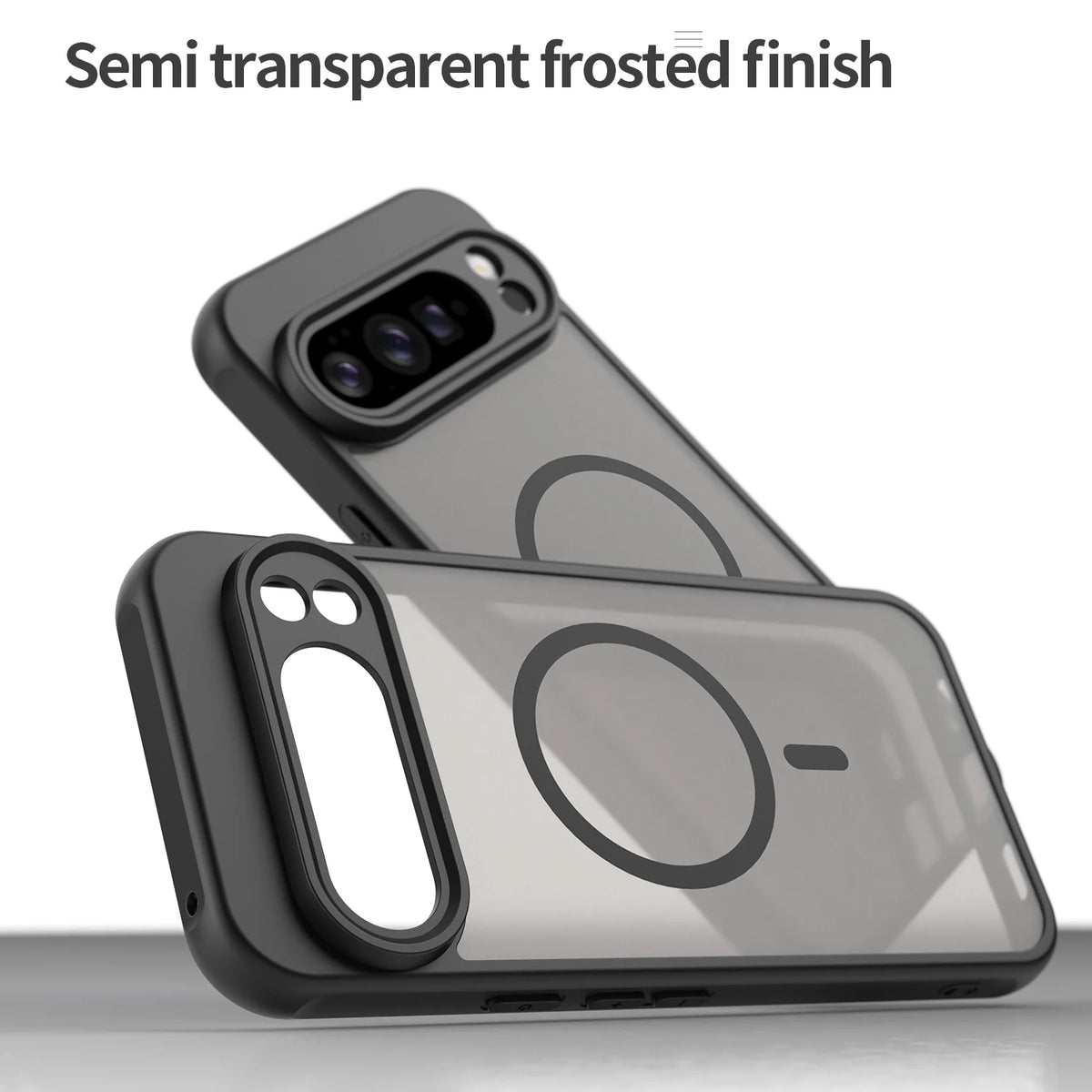 Matte Clear Magnetic Case for Google Pixel 11, 10 & 9 - Product View 2