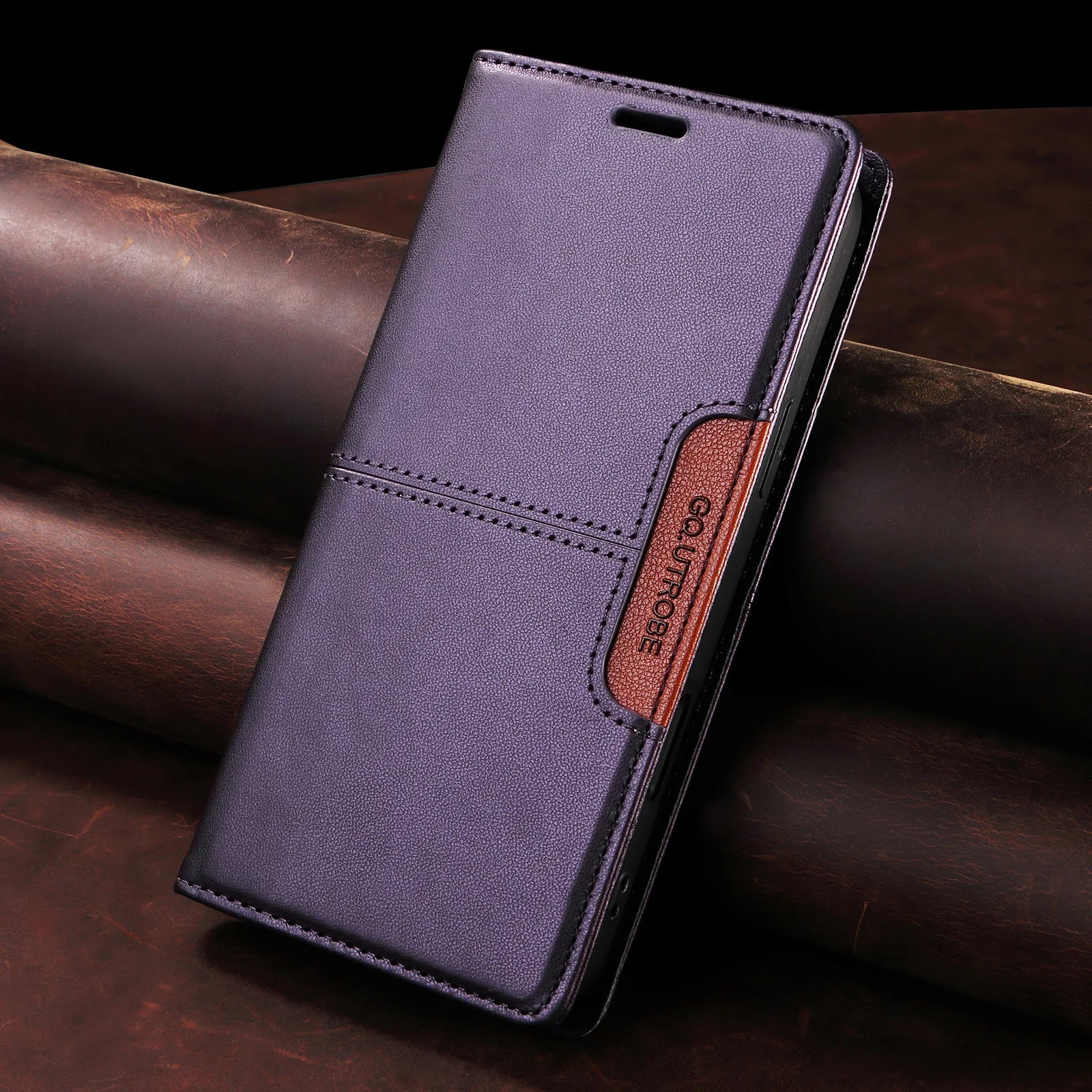 PureGuardCases Magnetic Leather Wallet Case for Google Pixel