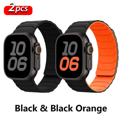 PureGuardCases Magnetic Silicone Band for Apple Watch