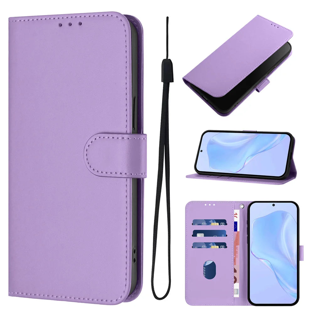 Wristlet Wallet Case Galaxy S23-S26, Lavender