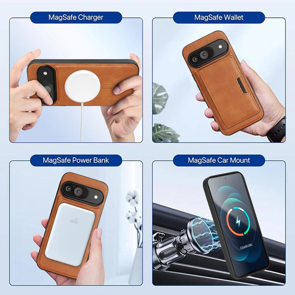 2-in-1 Magnetic Wallet Pixel 11, bezel view