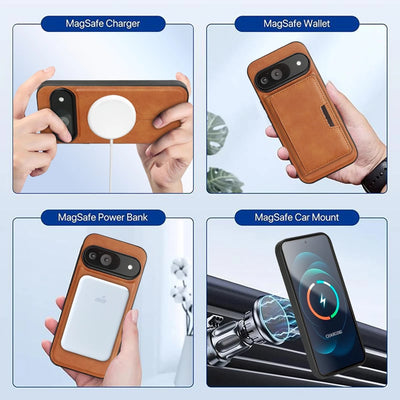 2-in-1 Magnetic Wallet Pixel 11, bezel view