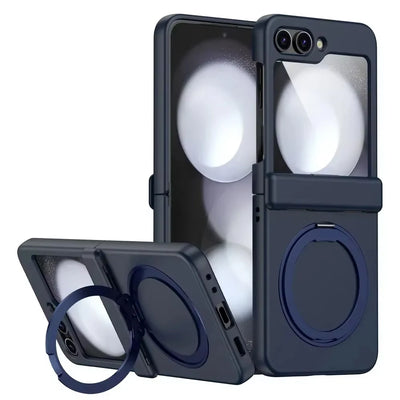 PureGuardCases Magnetic Armor Case with Hinge Protection for Samsung Galaxy Z Flip