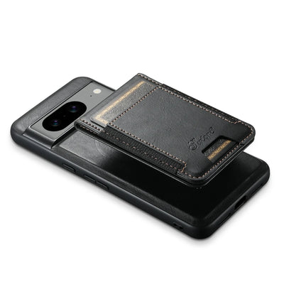 PureGuardCases Oil Wax Leather MagSafe Wallet Case for Google Pixel