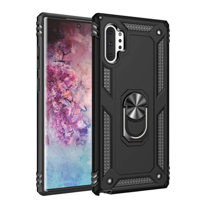PureGuardCases Military Armor Ring Kickstand Case for Samsung Galaxy Note 10