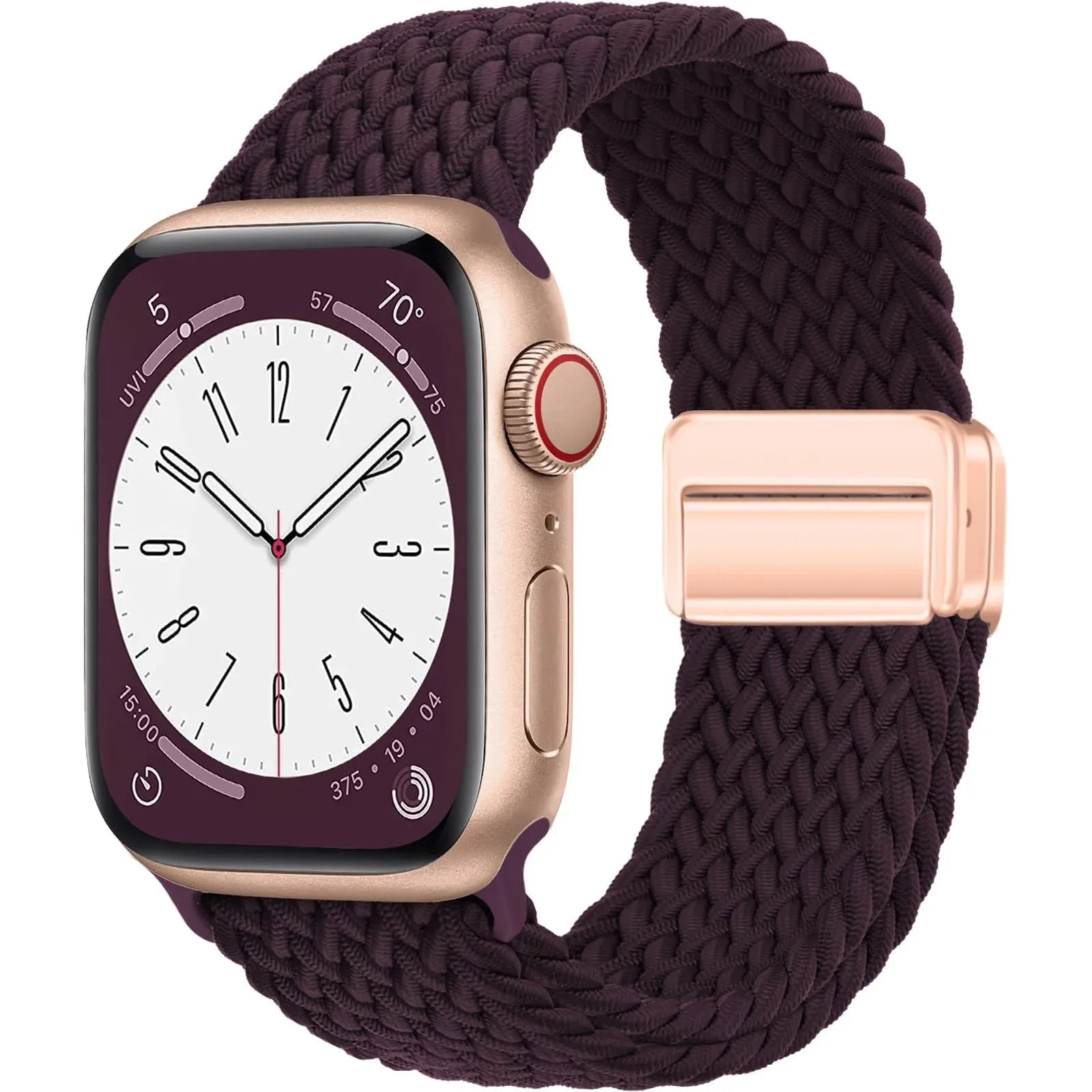 PureGuardCases Magnetic Braided Band for Apple Watch