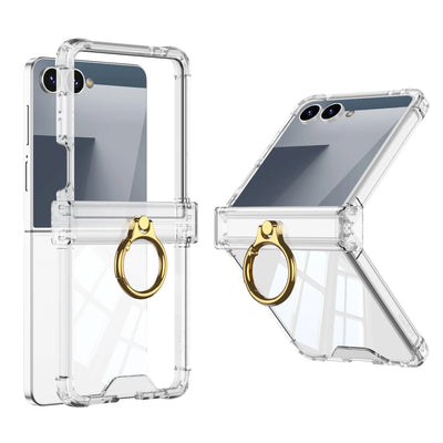 Ring Holder Hinge Clear Case for Samsung Galaxy Z Flip 7-5 - Product View 8
