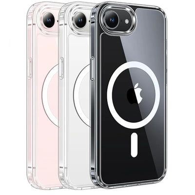 PureGuardCases Clear Magnetic iPhone Case – MagSafe Transparent Cover