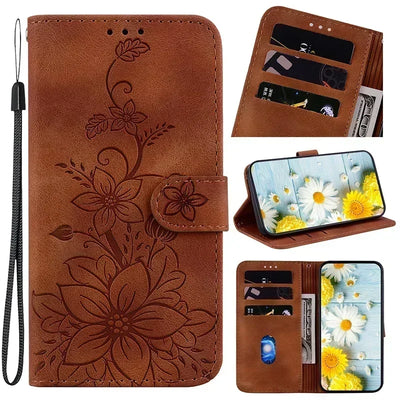 Leather Phone Case For Samsung Galaxy A73 A72 A71 A51 4G 5G A81 A91 A41 A31 A70 A50 A40 A20 A30 A20E Card Slot Wallet Cover