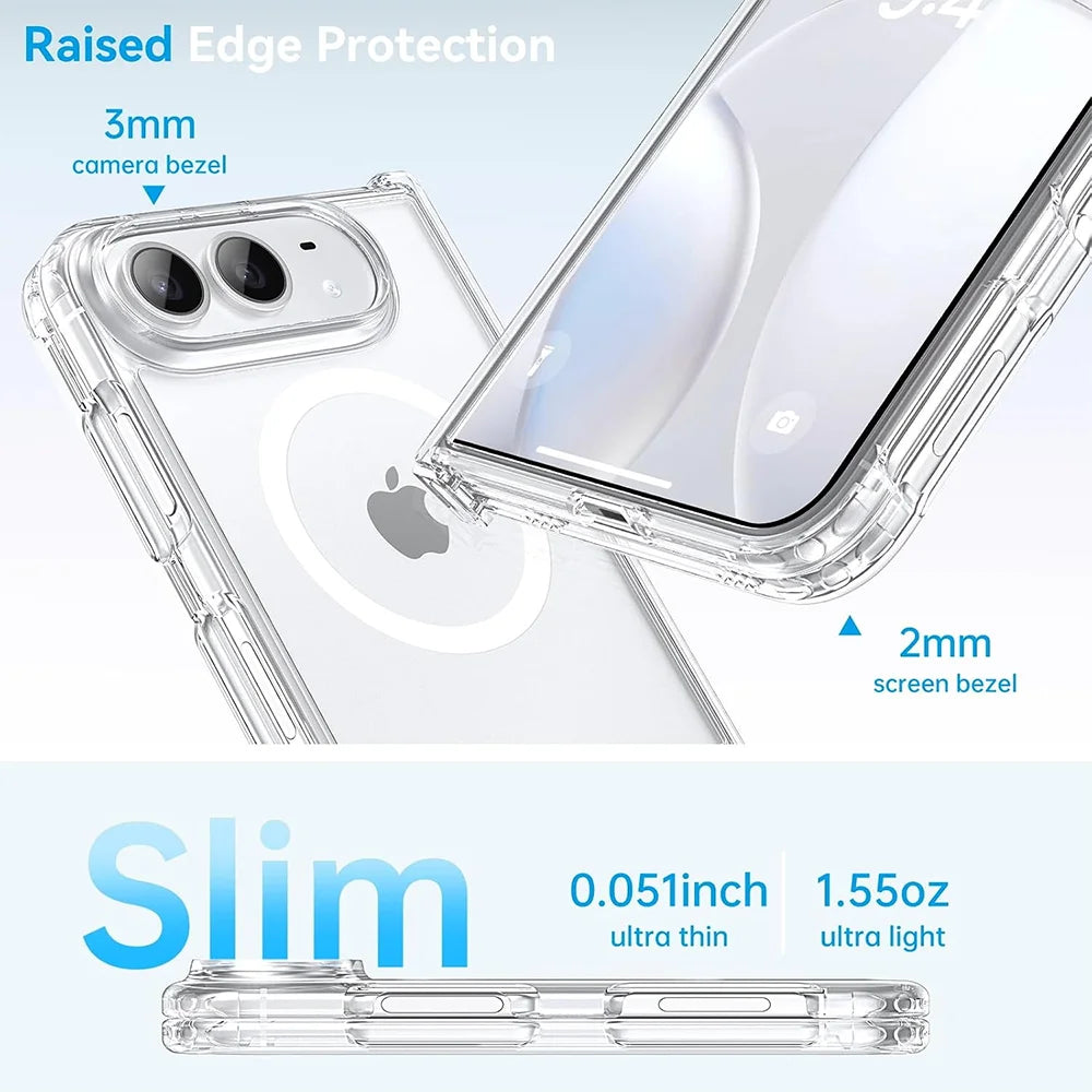 Clear MagSafe Hinge Protection Case for iPhone Duo - Product View 5