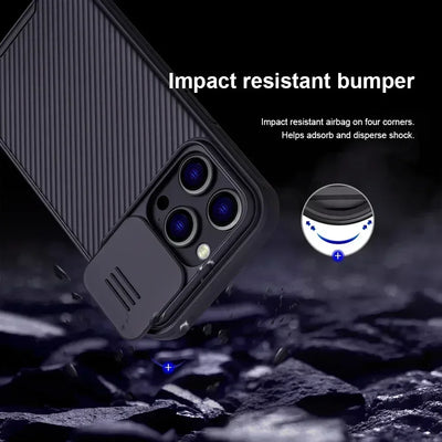 PureGuardCases Slide Camera Lens Magnetic iPhone Case – MagSafe Silicone Cover