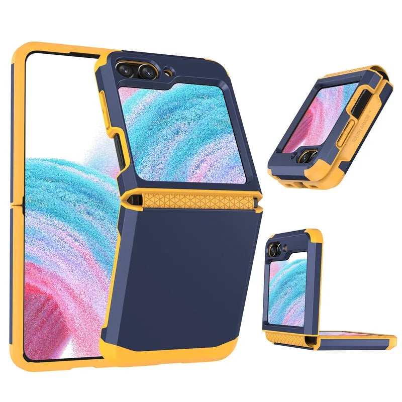 PureGuardCases Upgraded Hinge Protection Case for Samsung Galaxy Z Flip