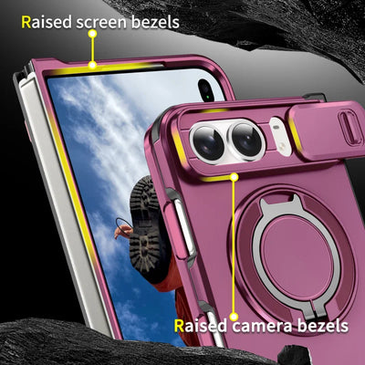 Rugged Armor Case with Sliding Camera Cover & Magnetic Ring Stand for iPhone Duo - image 7