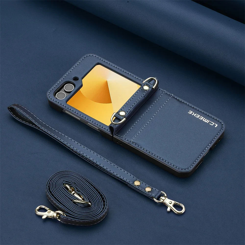 Crossbody Wallet Case for Samsung Galaxy Z Flip 7 FE-Flip 3 - Product View 8