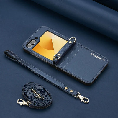 Crossbody Wallet Case for Samsung Galaxy Z Flip 7 FE-Flip 3 - Product View 8