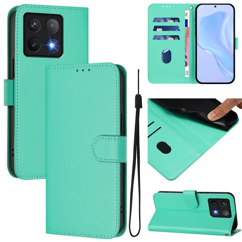 PureGuardCases Magnetic Leather Wallet Case for Google Pixel