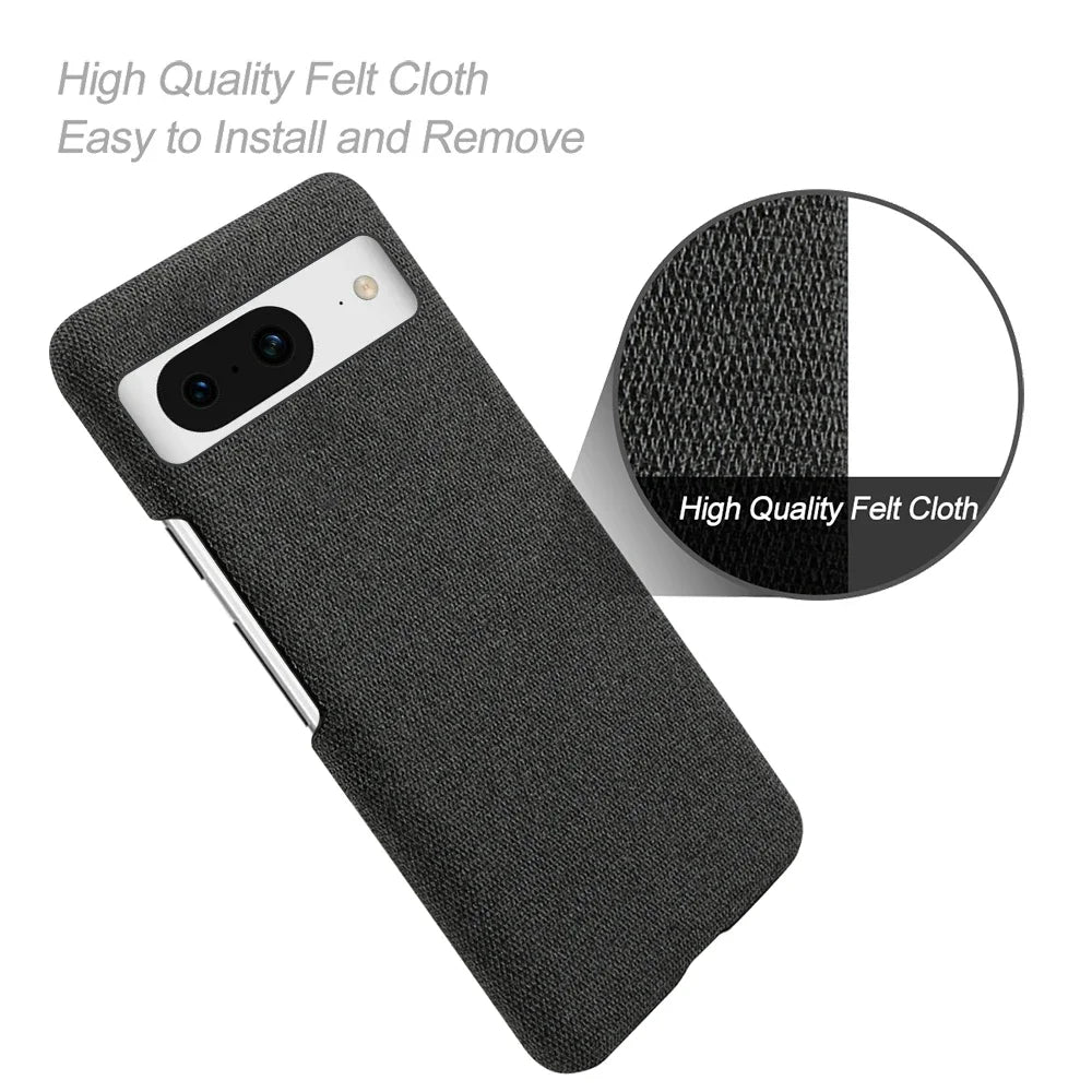PureGuardCases Luxury Fabric Anti-Slip Case for Google Pixel