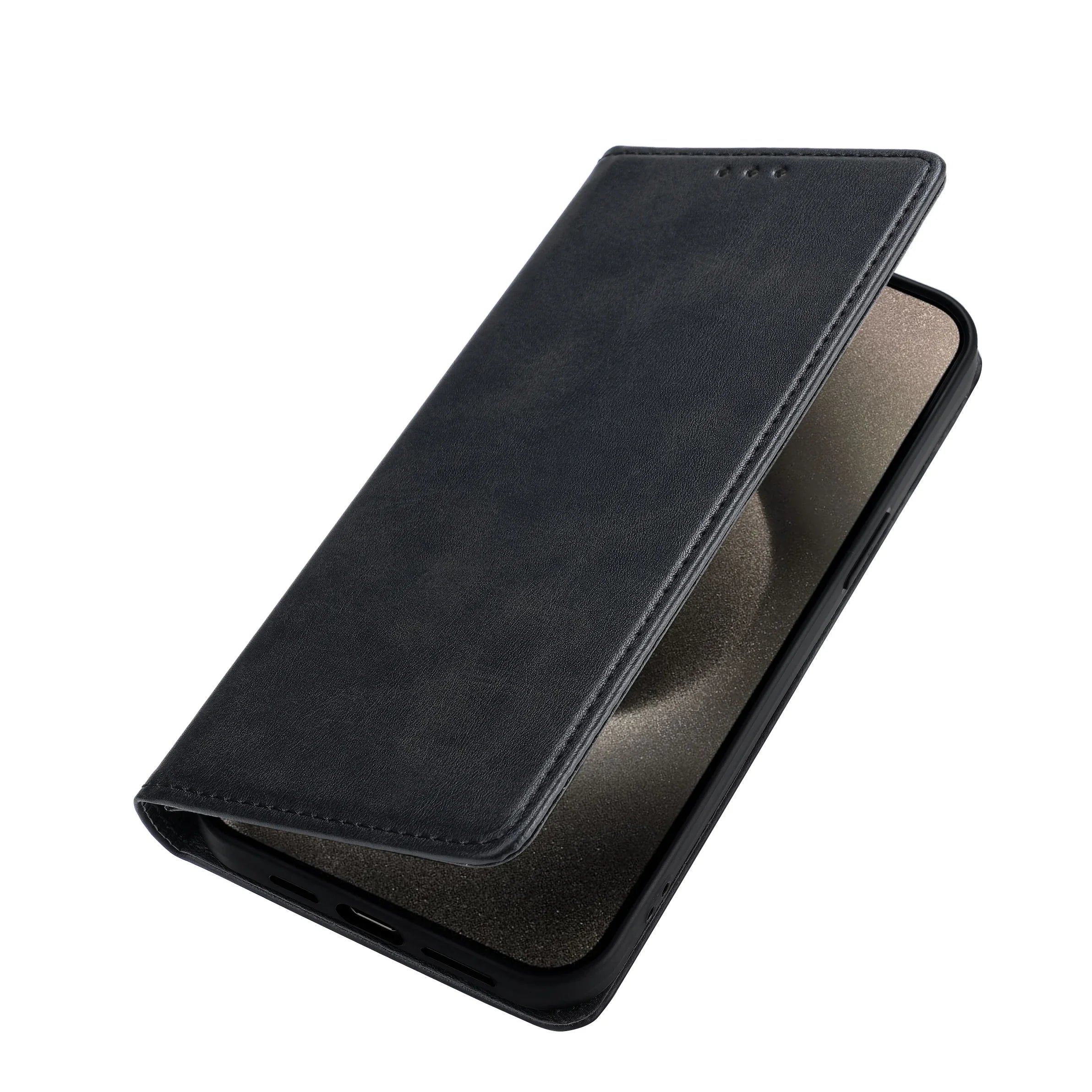 PureGuardCases Magnetic Leather Wallet Case for Google Pixel