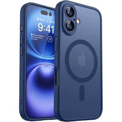PureGuardCases Luxury Matte Translucent iPhone Case – MagSafe Shockproof Cover