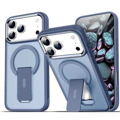 PureGuardCases Luxury MagSafe Stand iPhone Case – Matte Shockproof Cover