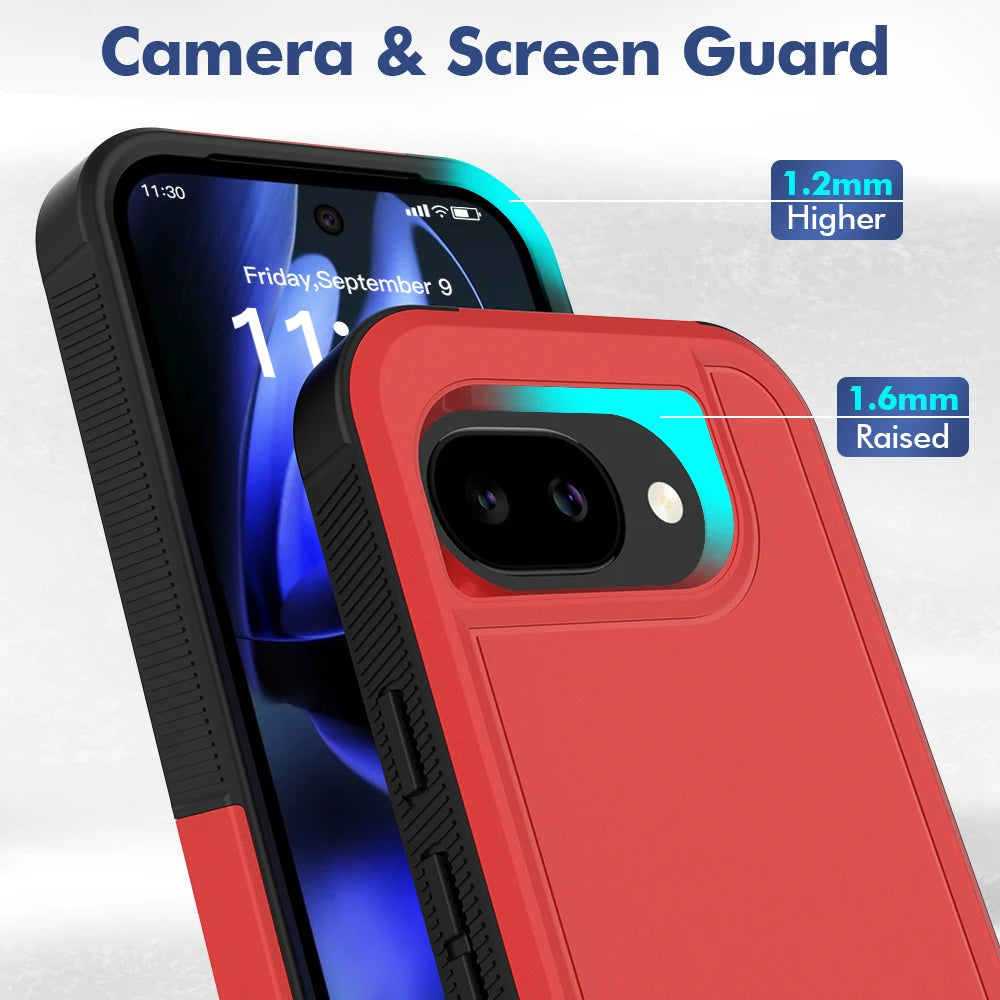 PureGuardCases 2-in-1 Military Armor Matte Case for Google Pixel