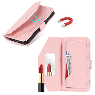 PureGuardCases Crossbody Wallet iPhone Case – Magnetic Stand Mirror Card Holder Cover