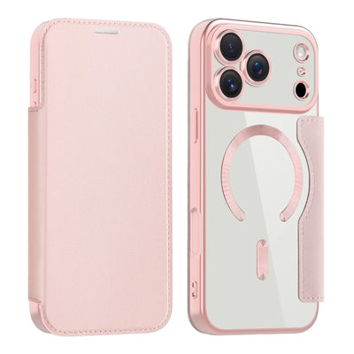 Clear Flip MagSafe Case iPhone 11-18, Pink