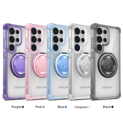 Magnetic Ring Stand Clear Case for Samsung Galaxy S26-S21 - Product View 6
