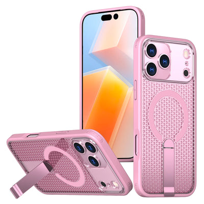 PureGuardCases Breathable Cooling Stand iPhone Case – MagSafe Rugged Magnetic Cover
