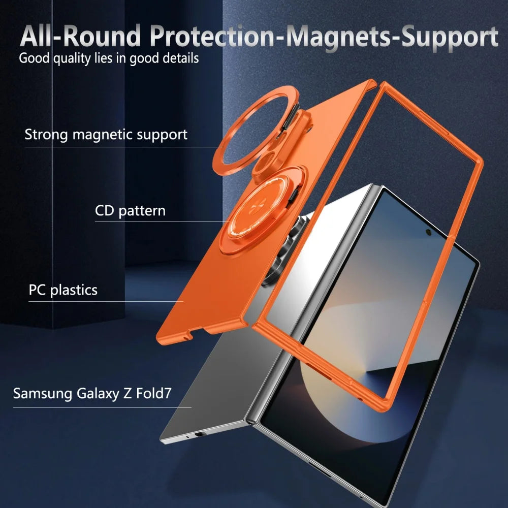 PureGuardCases Luxury Magnetic Armor Case for Samsung Galaxy Z Fold