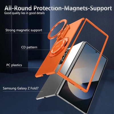 PureGuardCases Luxury Magnetic Armor Case for Samsung Galaxy Z Fold