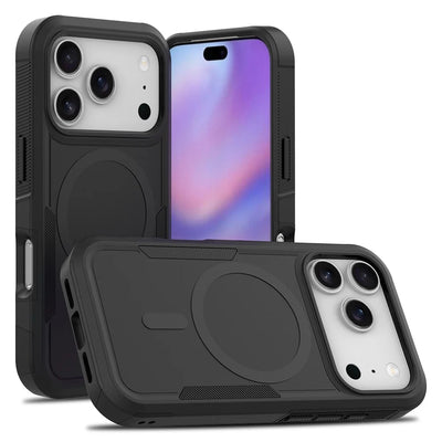 PureGuardCases Rugged Magnetic iPhone Case – MagSafe Shockproof Cover
