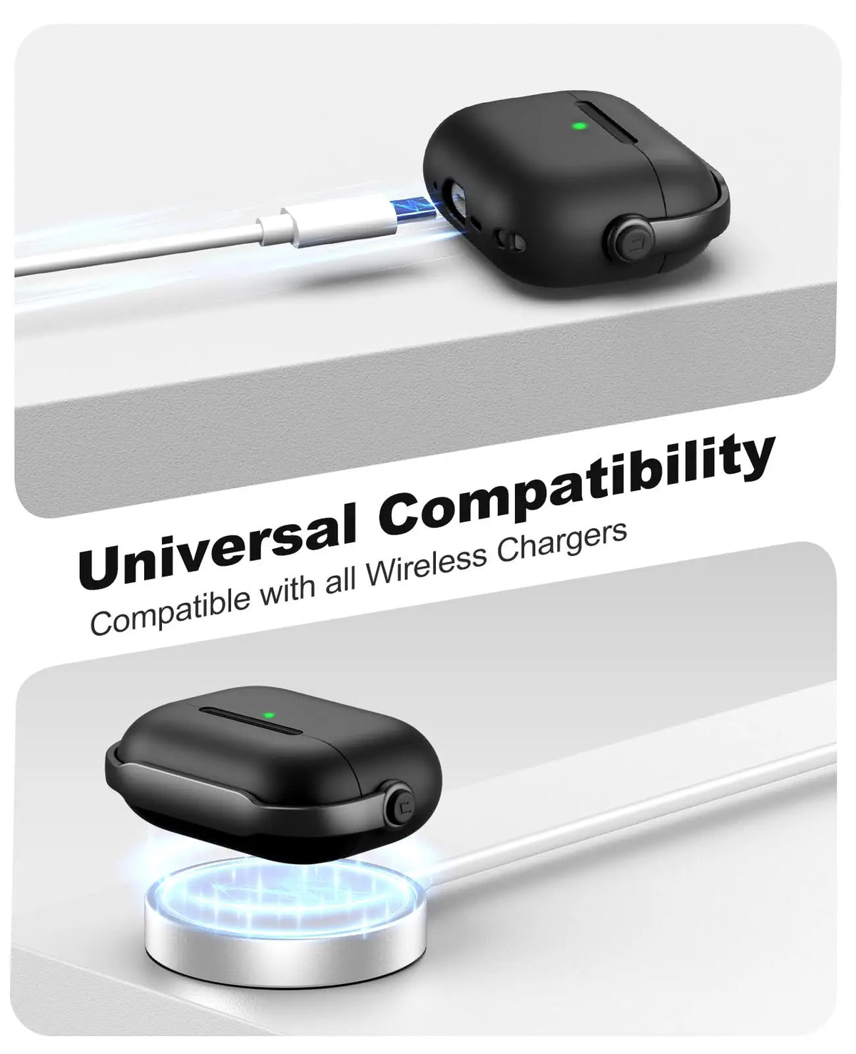 Secure Lock Case AirPods 4 & Pro, charging port view