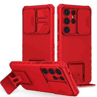 PureGuardCases Armor Case with Sliding Camera Cover for Samsung Galaxy