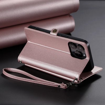 PureGuardCases Crossbody Leather Wallet iPhone Case – Card Pocket Shoulder Cover