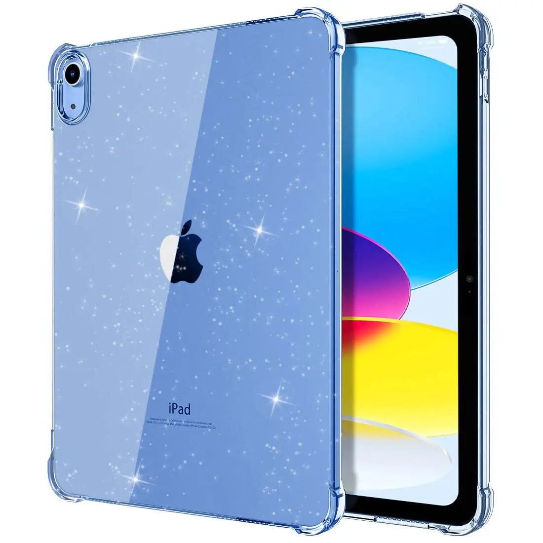 PureGuardCases Glitter Silicone Case for iPad