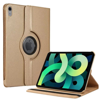 PureGuardCases 360° Rotating Leather Stand Case for iPad
