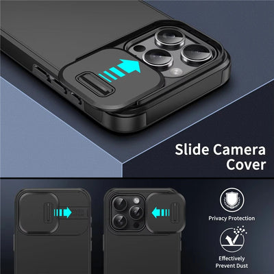 Slide Camera Rugged Case iPhone 11-18, side angle