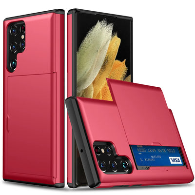 Slide Card Holder Case for Samsung Galaxy S25-S10 & Note - Product View 12