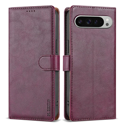 PureGuardCases Leather Wallet Case for Google Pixel