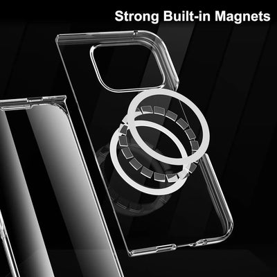 PureGuardCases Clear Magnetic Case for Google Pixel Fold