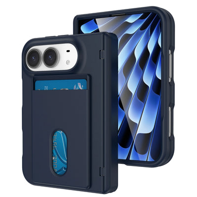 Card Slot Hinge Case for iPhone Duo, Skin-Feel Frosted - Product View 8