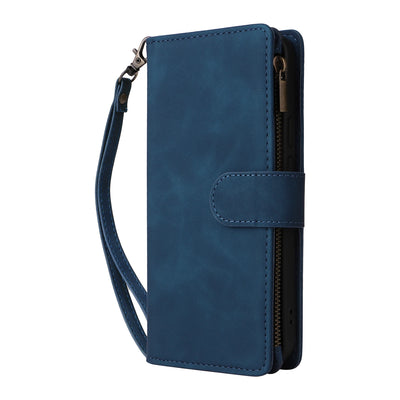 PureGuardCases Zipper Leather Wallet Case for Google Pixel