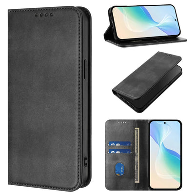 Magnetic Flip Case iPhone 11-18, Black