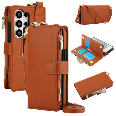 RFID Zipper Case Galaxy S26, front & back