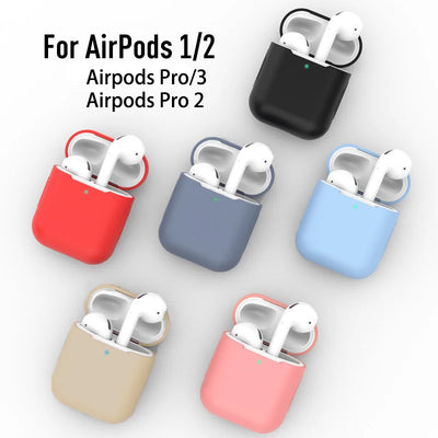 PureGuardCases Soft Silicone Protective Case for AirPods