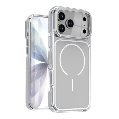 PureGuardCases Luxury Two-Tone Clear iPhone Case – Strong Magnetic MagSafe Cover
