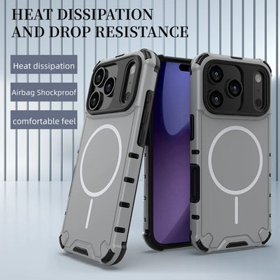 PureGuardCases Airbag Anti-Fall iPhone Case – MagSafe Shockproof Matte Cover