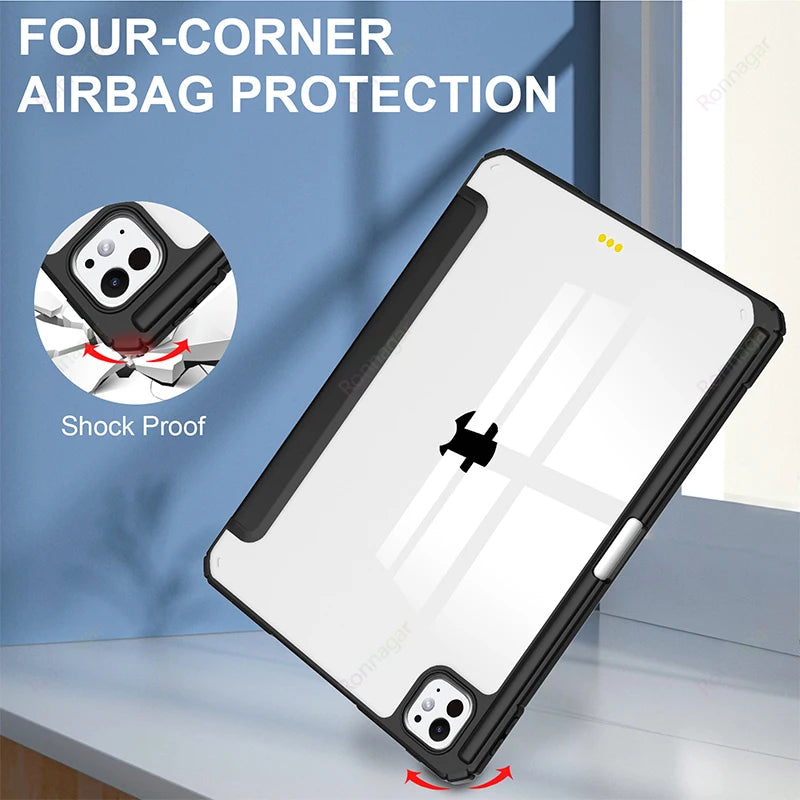 PureGuardCases Smart Folio Case for iPad